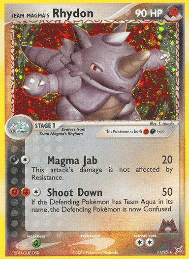 Team Magma's Rhydon, Team Magma vs Team Aqua 11