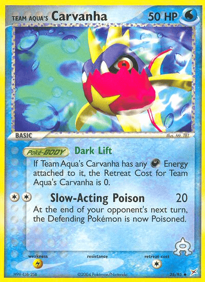 Team Aqua's Carvanha, Team Magma vs Team Aqua 25
