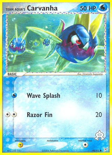 Team Aqua's Carvanha, Team Magma vs Team Aqua 48