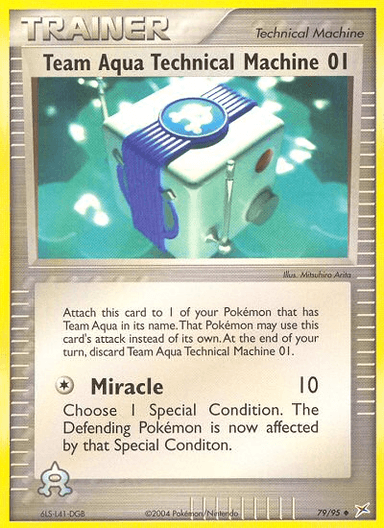 Team Aqua Technical Machine 01, Team Magma vs Team Aqua 79