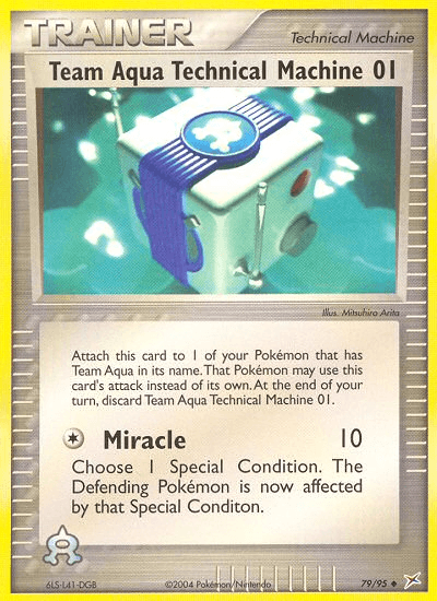 Team Aqua Technical Machine 01, Team Magma vs Team Aqua 79