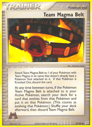 Team Magma Belt, Team Magma vs Team Aqua 81