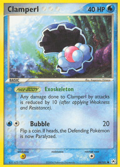 Clamperl, Hidden Legends 58