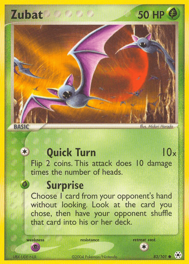 Zubat, Hidden Legends 83