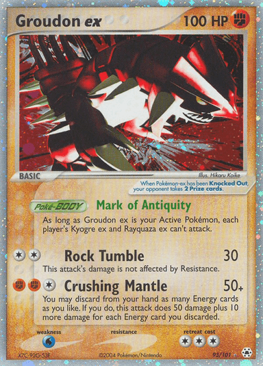 Groudon ex, Hidden Legends 93