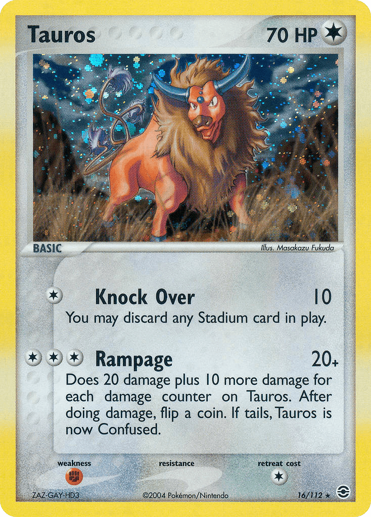 Tauros, FireRed & LeafGreen 16
