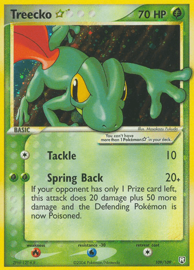 Treecko ★, Team Rocket Returns 109