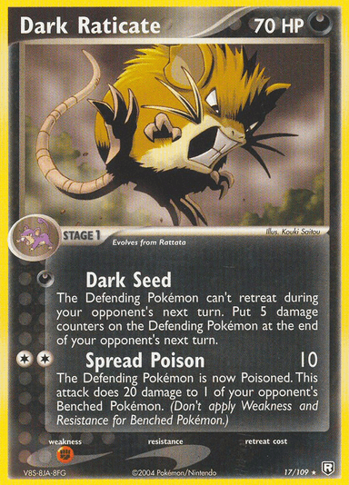 Dark Raticate, Team Rocket Returns 17