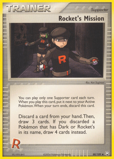 Rocket's Mission, Team Rocket Returns 88