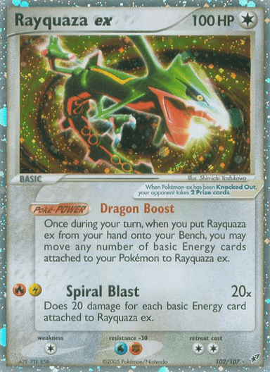 Rayquaza ex, Deoxys 102