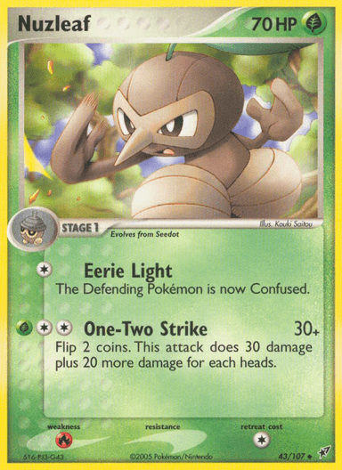 Nuzleaf, Deoxys 43