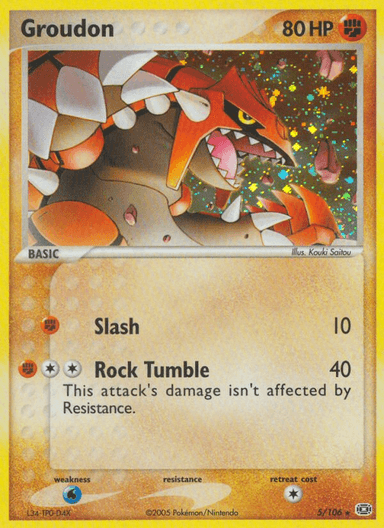 Groudon, Emerald 5
