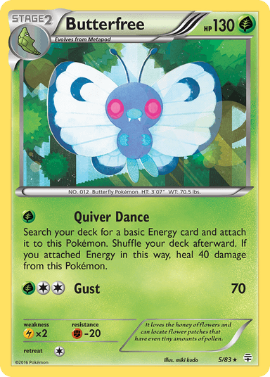 Butterfree, Generations 5