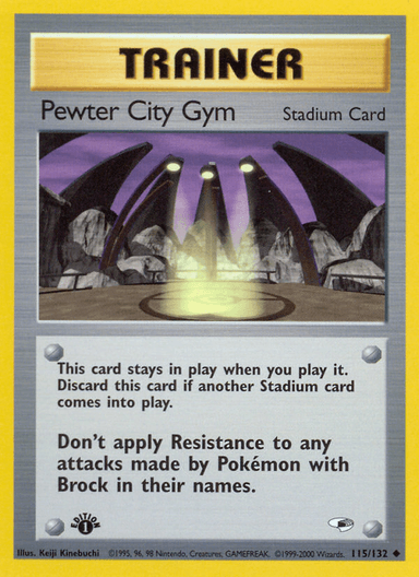 Pewter City Gym, Gym Heroes 115