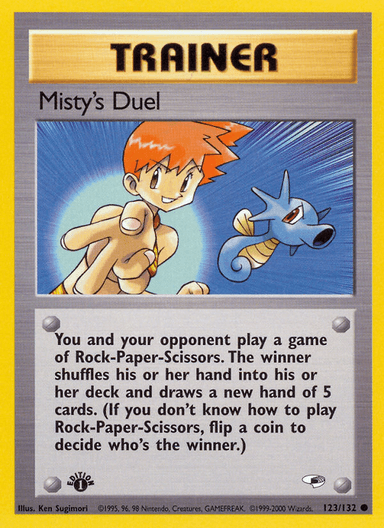 Misty's Duel, Gym Heroes 123