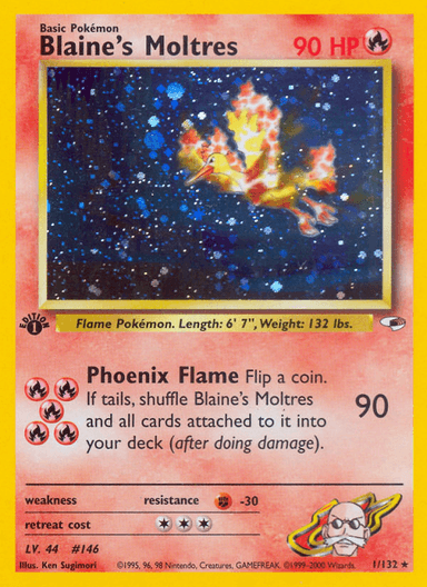 Blaine's Moltres, Gym Heroes 1