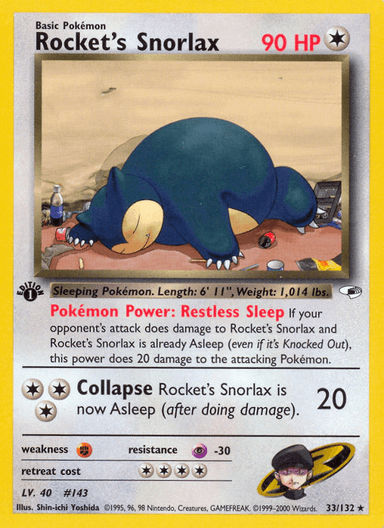 Rocket's Snorlax, Gym Heroes 33