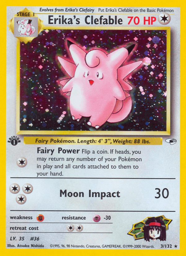Erika's Clefable, Gym Heroes 3