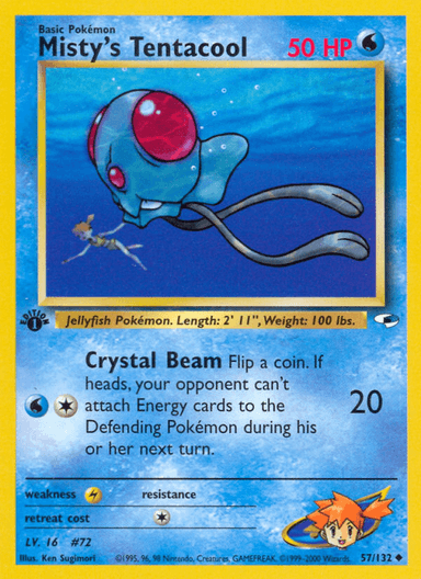 Misty's Tentacool, Gym Heroes 57