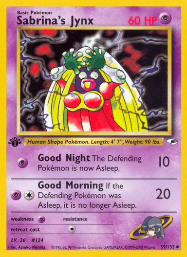 Sabrina's Jynx, Gym Heroes 59
