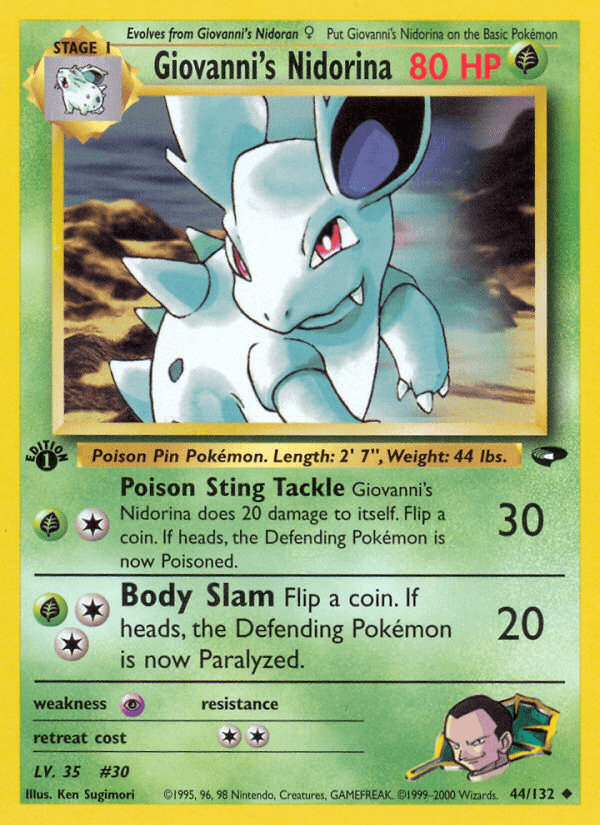 Giovanni's Nidorina, Gym Challenge 44