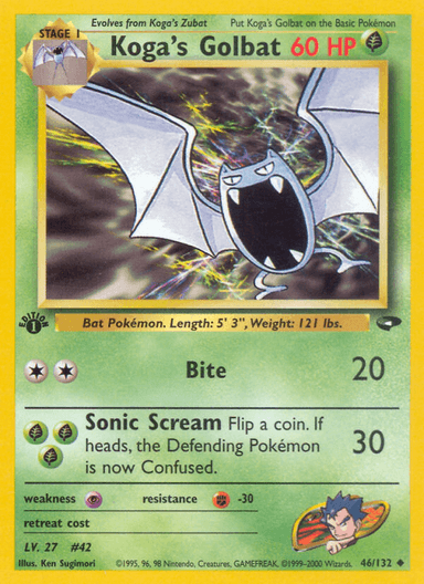 Koga's Golbat, Gym Challenge 46