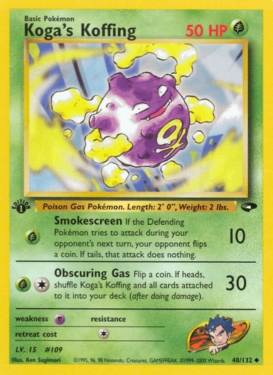 Koga's Koffing, Gym Challenge 48