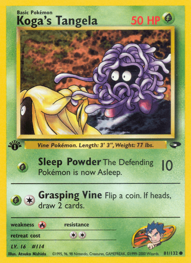 Koga's Tangela, Gym Challenge 81