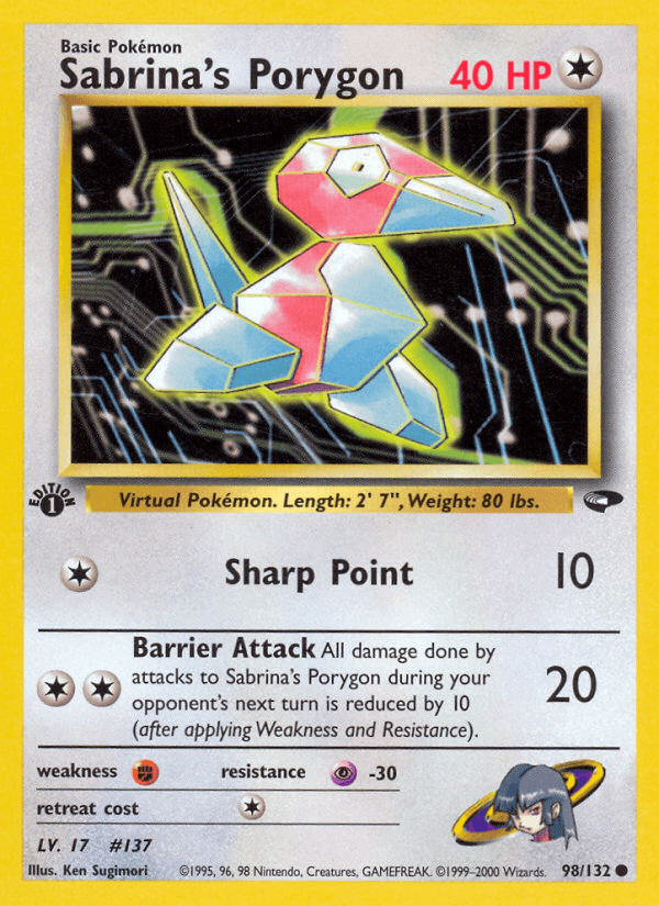 Sabrina's Porygon, Gym Challenge 98