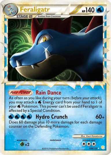 Feraligatr, HeartGold & SoulSilver 108
