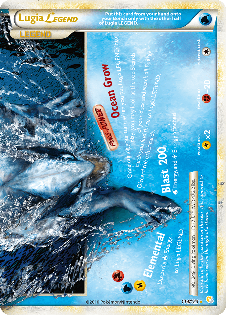Lugia LEGEND, HeartGold & SoulSilver 114