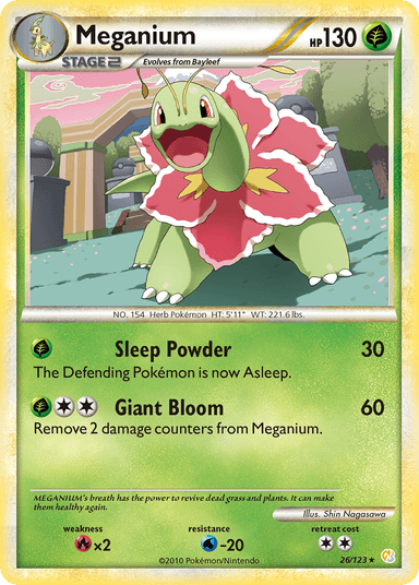 Meganium, HeartGold & SoulSilver 26