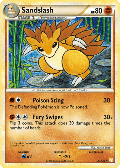 Sandslash, HeartGold & SoulSilver 29
