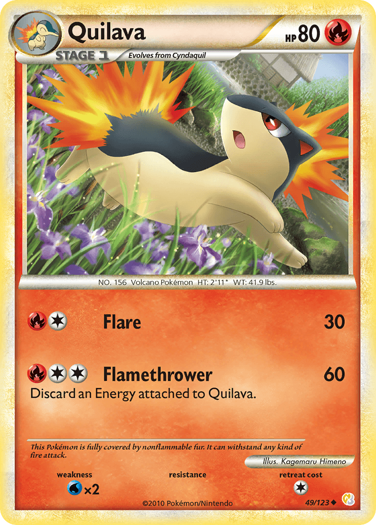 Quilava, HeartGold & SoulSilver 49