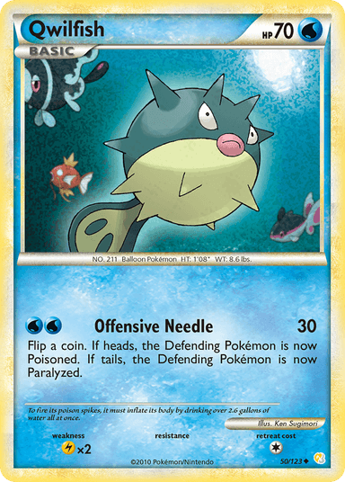 Qwilfish, HeartGold & SoulSilver 50
