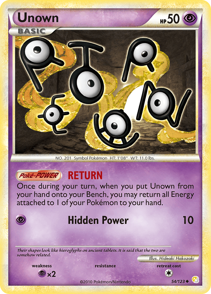 Unown, HeartGold & SoulSilver 54