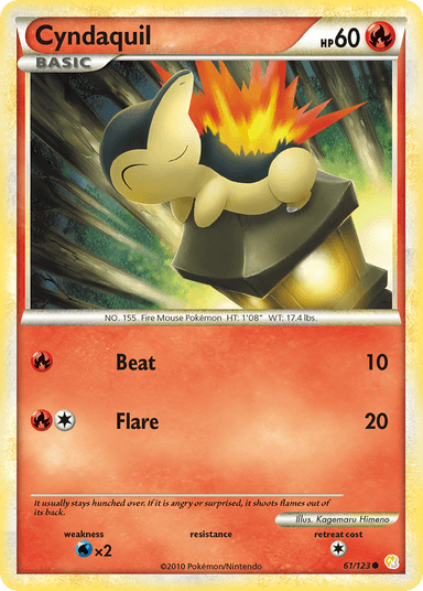 Cyndaquil, HeartGold & SoulSilver 61