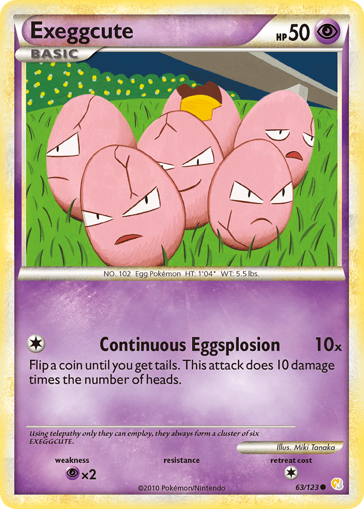 Exeggcute, HeartGold & SoulSilver 63