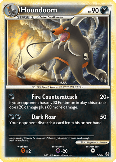 Houndoom, HS—Undaunted 5