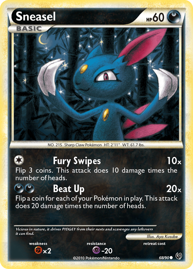 Sneasel, HS—Undaunted 68