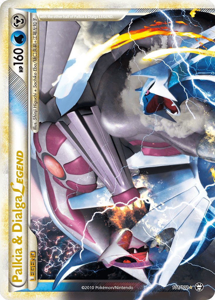 Palkia & Dialga LEGEND, HS—Triumphant 101