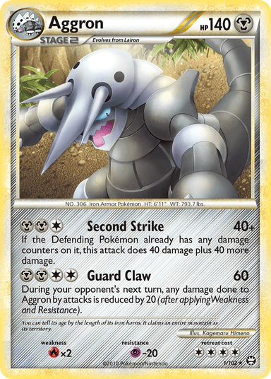 Aggron, HS—Triumphant 1