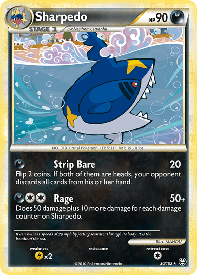 Sharpedo, HS—Triumphant 30