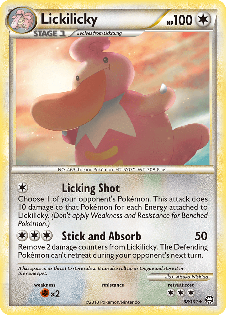 Lickilicky, HS—Triumphant 38