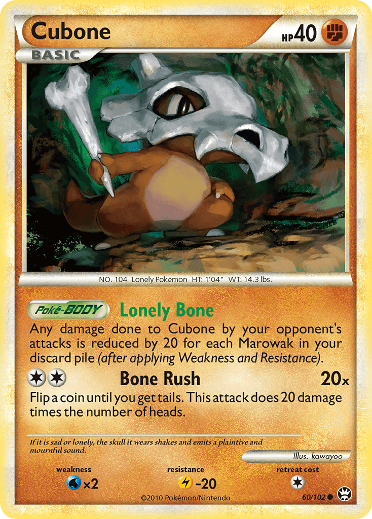 Cubone, HS—Triumphant 60