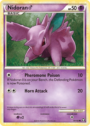 Nidoran ♂, HS—Triumphant 70