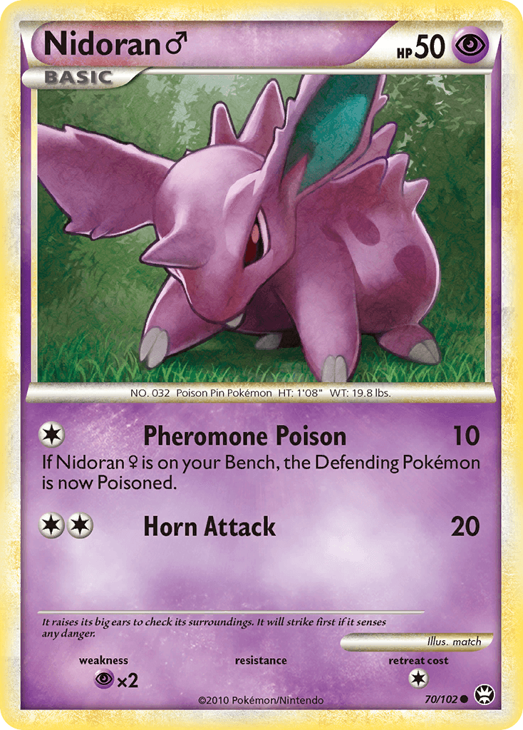 Nidoran ♂, HS—Triumphant 70