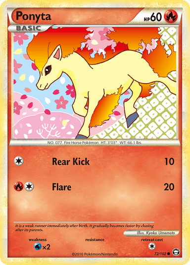Ponyta, HS—Triumphant 72
