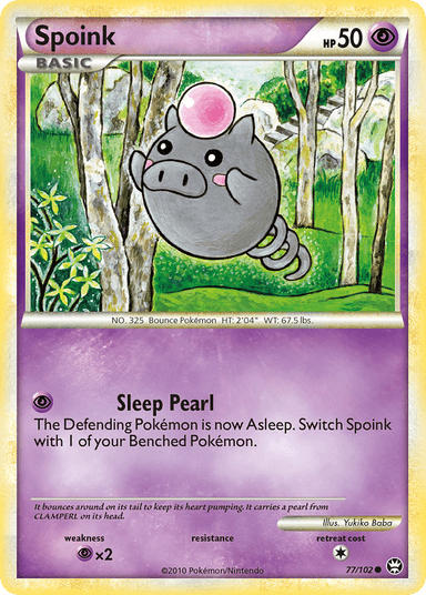 Spoink, HS—Triumphant 77
