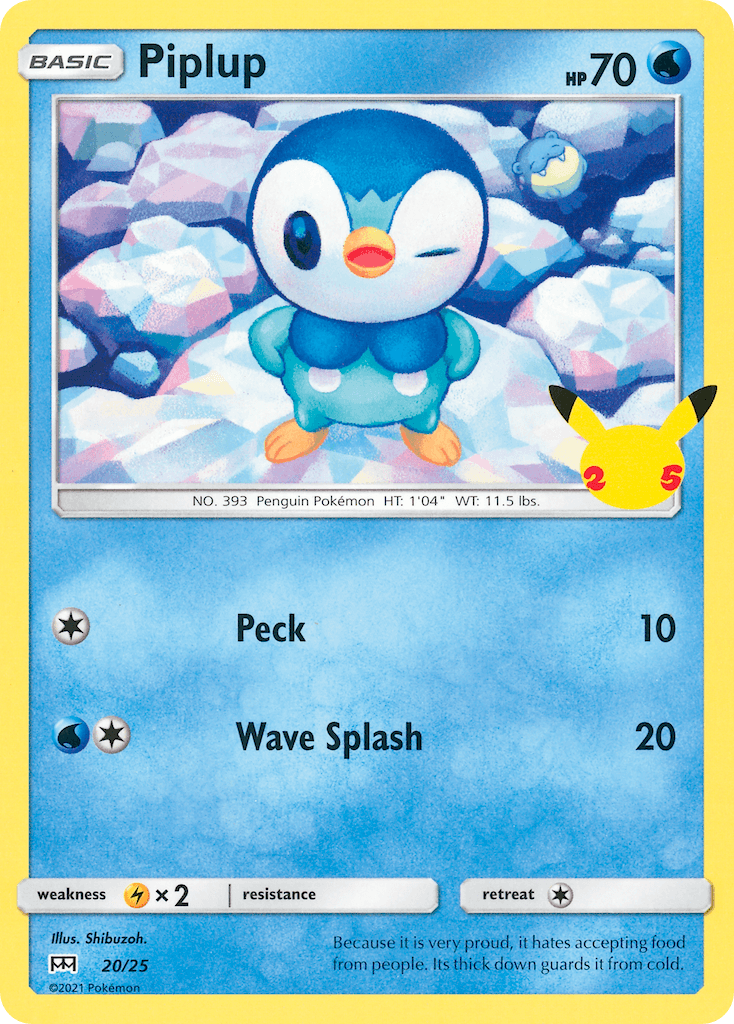 Piplup, McDonald's Collection 2021 20